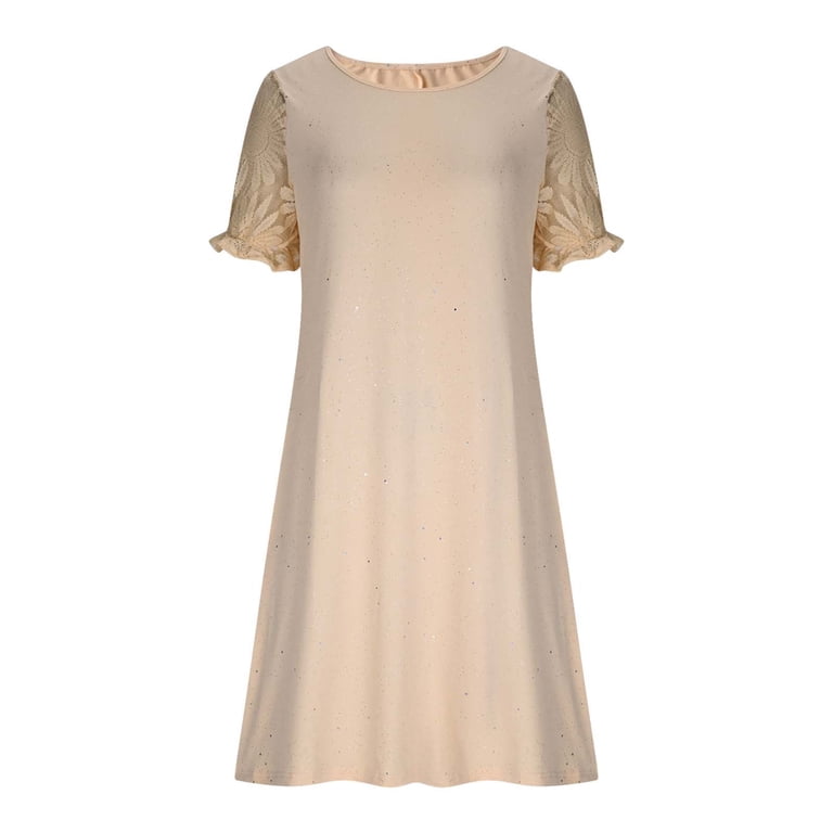flared t shirt dress Green Flare T-Shirt Dress (Large)