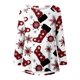 thumbnail image 4 of Mujeres moda casual manga larga cuello redondo tops blusa suelta camisas impresas Pompotops FGAJ12056, 4 of 5