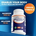 thumbnail image 6 of Vitamatic Melatonin 10 mg with Magnesium 200 mg 120 Tablets - High Potency Sleep Support Supplement, Non-GMO, Sugar-Free, No Artificial Colors or Preservatives, 6 of 10