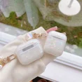 thumbnail image 5 of For Apple AirPods 4 3 Pro 1/2 Cute Glossy Glitter Case Cover+Pearl Shell Pendant, 5 of 5