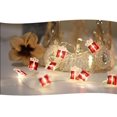 thumbnail image 3 of Cadena de luces en forma de árbol de Navidad, 20 luces LED de hadas de Navidad, luces de cadena de árboles de Navidad de color blanco cálido con pilas para decoración del hogar de la ventana del árbol de Navidad - Regalo Sailing  Electrónica, 3 of 5