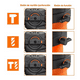 thumbnail image 3 of Rotomartillo electroneumático 32 G 110V-127V, Negro y Naranja, 3 of 5