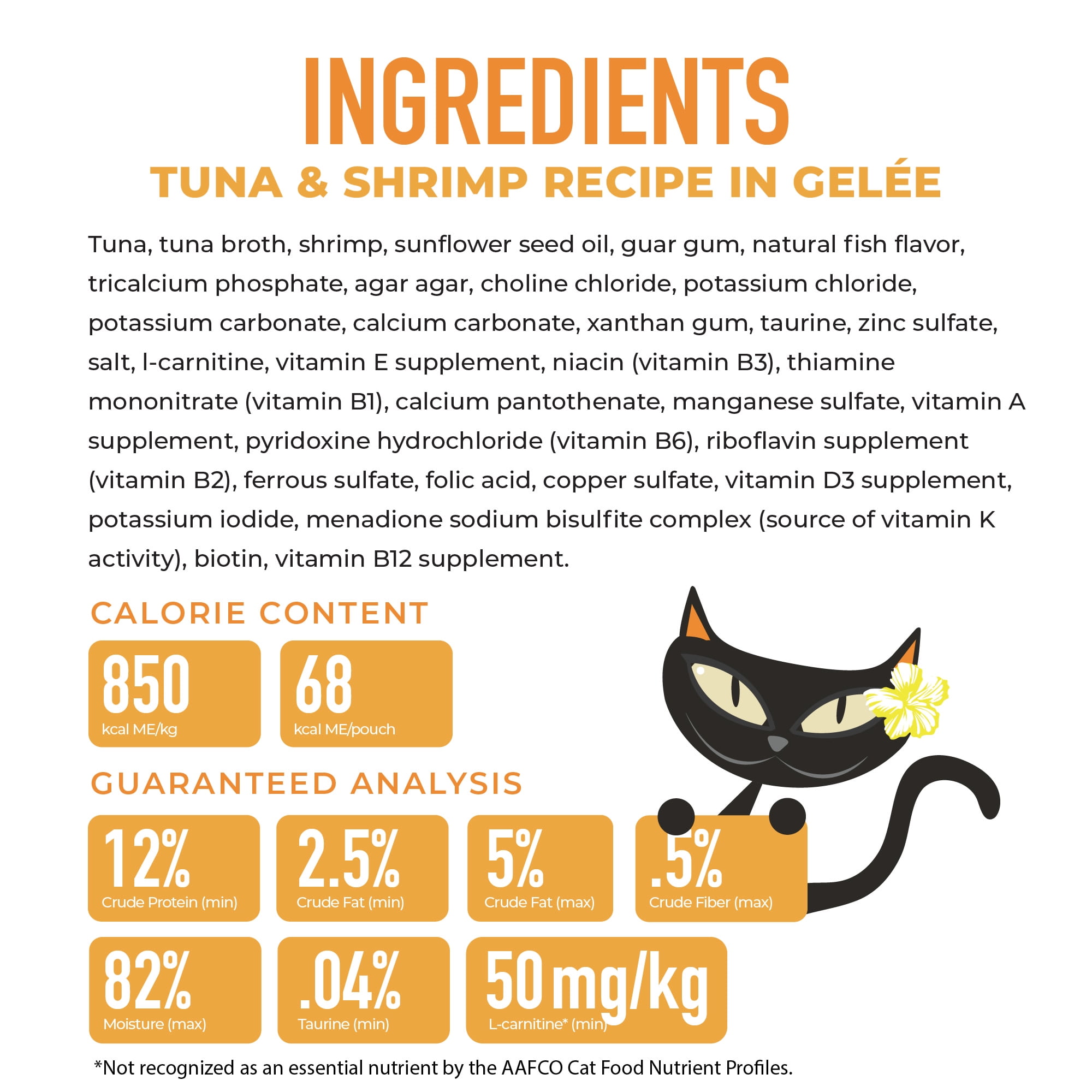 (6 pack) Tiki Cat Gelee Wet Cat Food, Tuna & Shrimp, 2.8 oz. Pouch