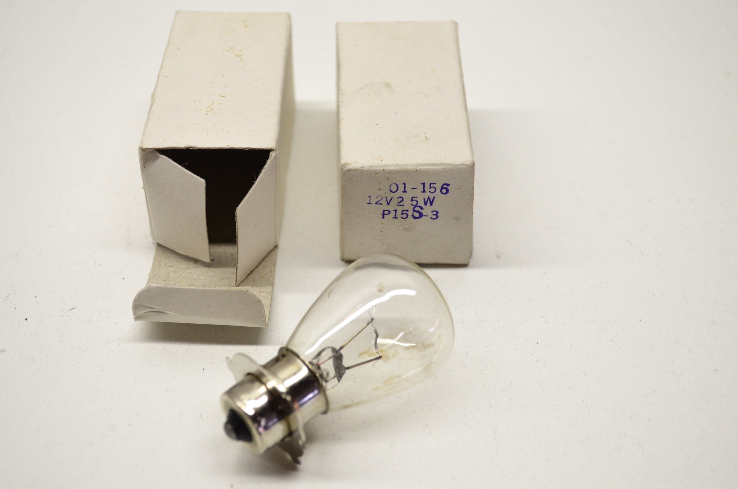 Kimpex 01156, P15S3 Bulb 12v 25w QTY 2 NOS