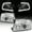Chrome Housing with Clear Lens, variant on AKKON - For 2004-08 Ford F150 LED Daytime Running Lamp Bar Projector Headlights Chrome Housing Clear Lens Full Set