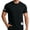 Black, variant on Men's Crewneck Tee Solid Color Loose Fit Short Sleeve Pullover Breathable Lightweight Summer Cargo Casual Top Utility Shirt with Multi-Pocket