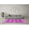 thumbnail image 3 of Ahgly Company Indoor Rectangle Abstract Pink Modern Area Rugs, 5' x 7', 3 of 4