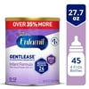 Enfamil Gentlease Baby Formula, Clinically Proven to Reduce Fussiness, Crying, Gas & Spit-up in 24 hours, Brain-Building Omega-3 DHA & Choline, Baby Milk, 27.7 Oz Powder Can