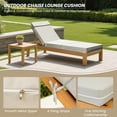thumbnail image 3 of MOPHOTO 2 Pcs Chaise Lounge Cushions Outdoor,72x21x5 Inch Thick Waterproof Outdoor Furniture Cushions with Removable Cover, Patio Lounge Chair Cushions for Outdoor Furniture, Beige, 3 of 11