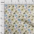 thumbnail image 2 of oneOoneCottonJerseyBeigeFabricKidsAnimalDiyClothingQuiltingFabricPrintFabricByYard58InchWide, 2 of 4