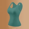 thumbnail image 6 of yeiolnoer Tank Tops with Built in Bras Square Neck Strechy Sleeveless Slim Fit Tops Camisole Workout Tops for Women, 6 of 7