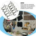 thumbnail image 6 of Huaq 20pcs Pegboard Hooks Peg Board Hanging Hook Multipurpose Organizer Hooks For Pegboard, 6 of 6