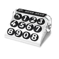 thumbnail image 2 of Miulika Car Parking Number Plate,Parking Phone Number Plate,Vehicle Creative Notification Phone Number Card,Parking Phone Number Card White, 2 of 9