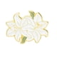 thumbnail image 4 of Broche Flor Esmalte Qarigey Insignia Estilo Elegante XZ4152, 4 of 6