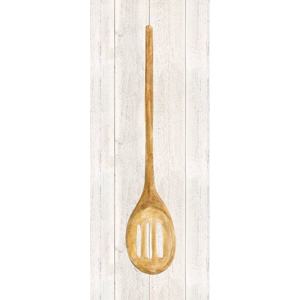 Vintage Kitchen Wooden Spoon Poster Print by Tara Reed (20 x 10)