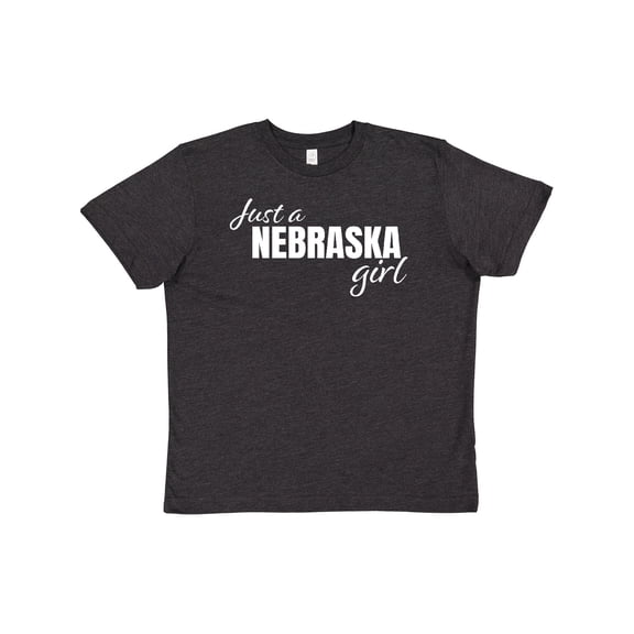 Inktastic Just a Nebraska Girl Born and Raised Youth T-Shirt