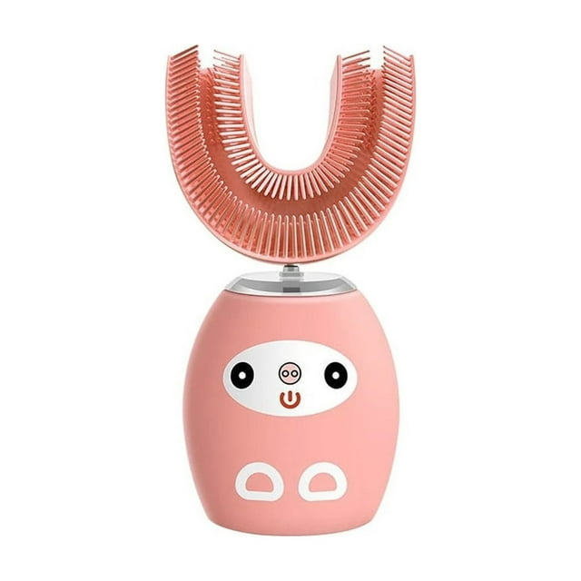Cepillo de dientes eléctrico ultrasónico para niños con cepillo de silicona