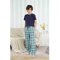 thumbnail image 4 of HiddenValor Boys Long Pajama Pants Lightweight Woven Cotton Bottom Lounge Pants with Pockets, 4 of 5
