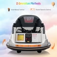 thumbnail image 4 of Electric Ride On Toddler Bumper Car, 12V Kids Bumper Car, Realistic 360° Spin, Parental Remote Control, Led Lights, Indoor & Outdoor Fun for 18+ Months Kids, 4 of 7