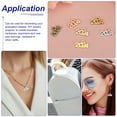 thumbnail image 6 of Uxcell 2024 Graduation Tassel Charm, 48 Pcs Alloy Mini Letter Charm, Rose Gold, 6 of 6