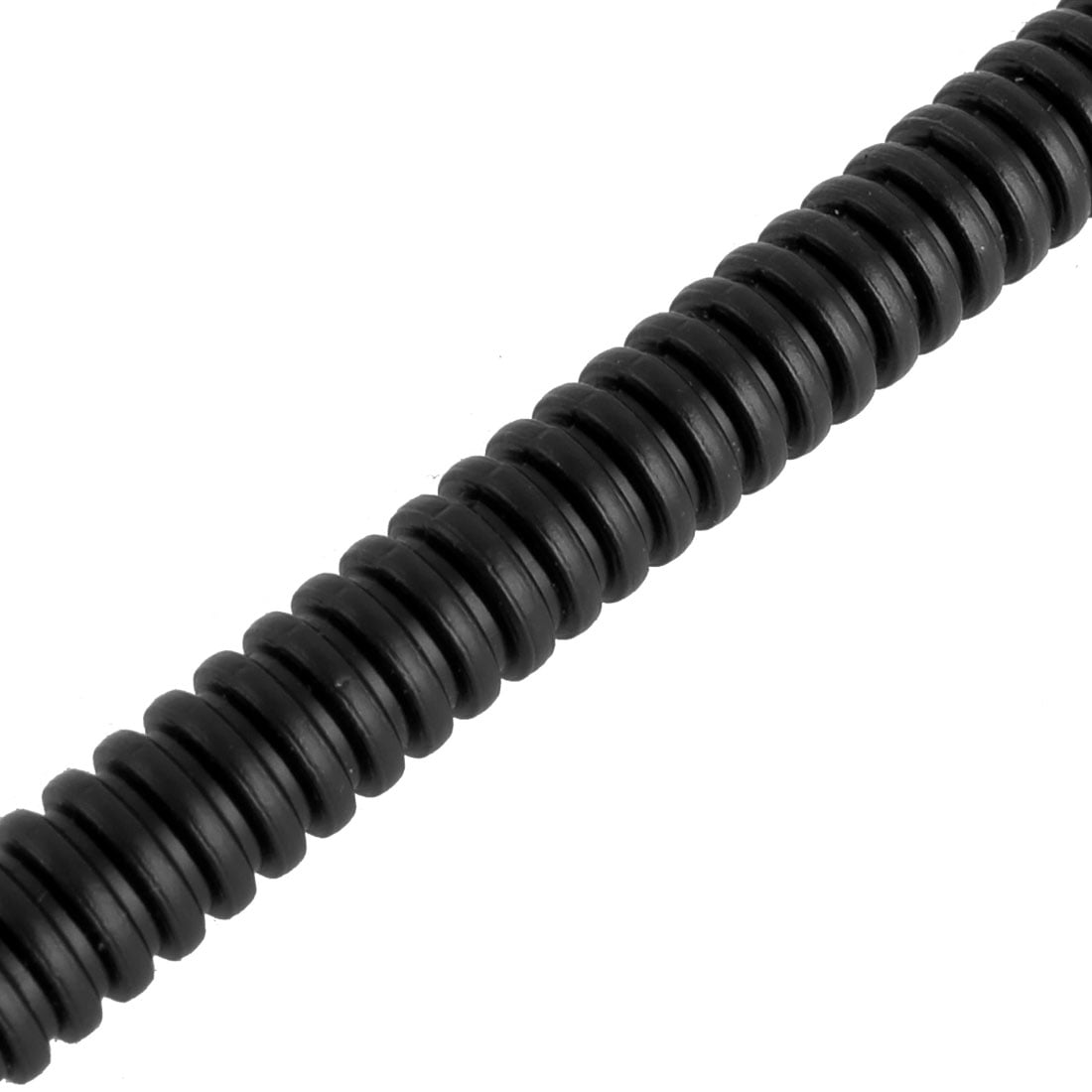 10mm Outside Dia Conduit Corrugated Cable Tube Bellows Black 6.57M 21.6ft Long