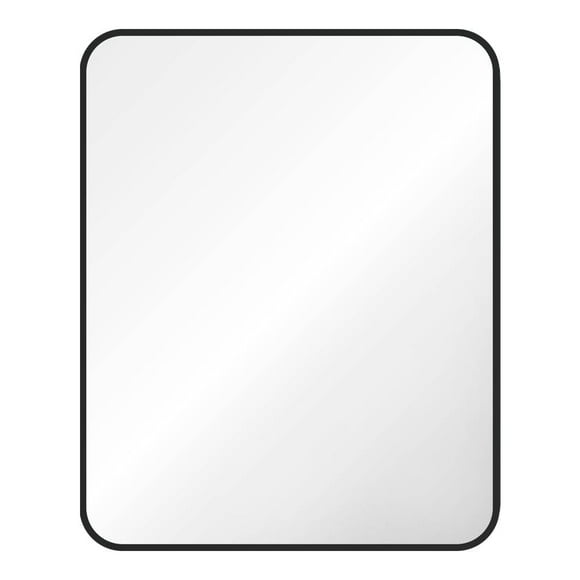 Espejo Hometrends Decorativo Rectangular Aluminio Negro 48.7 x 60.5 cm