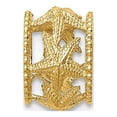 thumbnail image 7 of 14K Yellow Gold Polished Starfish Chain Slide Pendant, 7 of 7