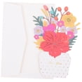 thumbnail image 4 of ULTNICE Romantic Flower Greeting Card Greeting Card Assorted Color for Thanksgiving 1Pcs, 4 of 8
