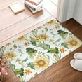 thumbnail image 5 of Haiem Watercolor Bright Sunflowers Front Door Mat Indoor Outdoor Entrance, Waterproof All-Season, All-Weather Doormat, Durable Flannel Fabric, Fade Resistant, Low Profile, 16x24in, 5 of 9