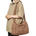 thumbnail image 3 of ibiyuan Canvas Crossbody Bags For Women Unisex Casual Workwear Messenger Crossbody Sling Bag Adjustable Shoulder Strap Daily Travel Carry Purse, 3 of 8