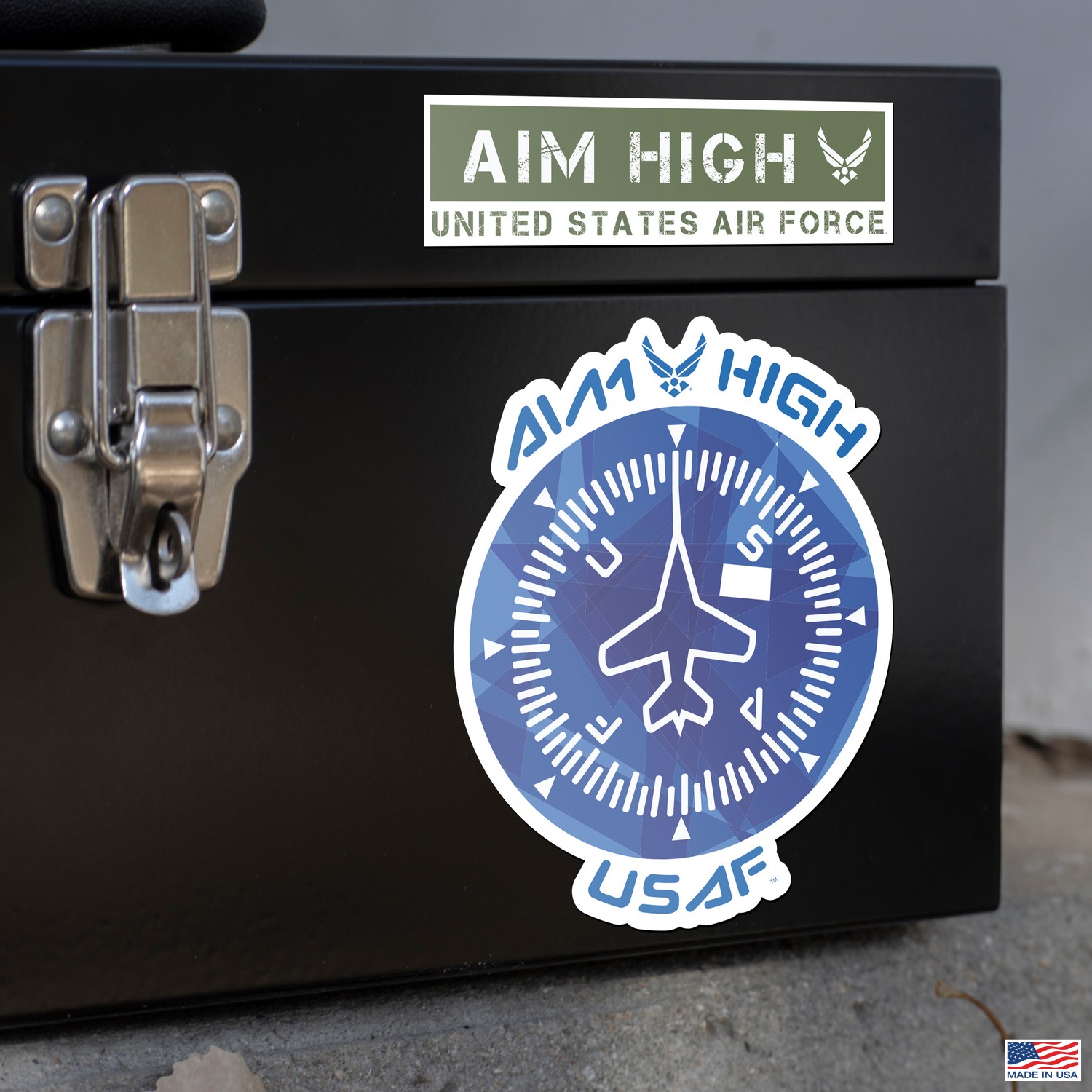 U.S. Air Force #2 Logo Vinyl Decal – Car, Wall, Window – Military Sticker