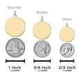thumbnail image 2 of PicturesOnGold.com Saint Agatha "Nurse" Religious Medal Female Adult- 2/3″ Size of Dime, Sterling Silver, 2 of 8
