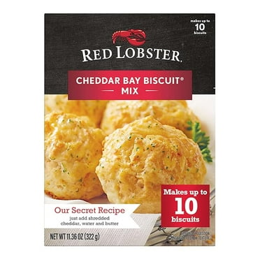 Red Lobster Cheddar Bay Biscuit Mix, Garlic Herb Seasoning Included, Cheddar Biscuit Mix, 11.36 Oz Box ( Pack of 2 )