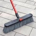 thumbnail image 6 of Libman High Power Outdoor Rough Surface Push Broom Red Black 18", 6 of 7