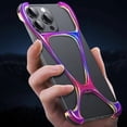 thumbnail image 5 of D5E For iPhone 15 Pro Metal Bumper Case Frameless Zinc Alloy Phone W6q Cover - Titanium Grey, 5 of 5