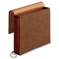 thumbnail image 2 of Premium Reinforced Expanding Wallet, 1 Pocket, Letter, Brown, 2 of 3