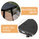 thumbnail image 3 of unbranded Portátil Plegable De Hierro Color Negro Resistente Para Cocina De Camping Y, 3 of 8