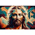thumbnail image 1 of 1 kit de pintura por números, bricolaje, mano de Jesús, arte al óleo, artesanía, decoración de la pared del hogar Hugtrwg Para estrenar, 1 of 9