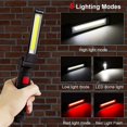 thumbnail image 4 of Luz de trabajo LED, luz de trabajo recargable COB para reparación de automóviles, hogar, garaje, emergencia, barbacoa, camping, 4 of 5