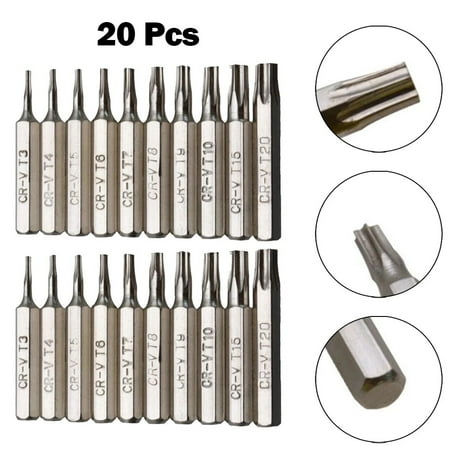 

10PCS Screwdriver Bits Set T3-T20 Mobile Repair Bit Plum Blossoms Repairing Head