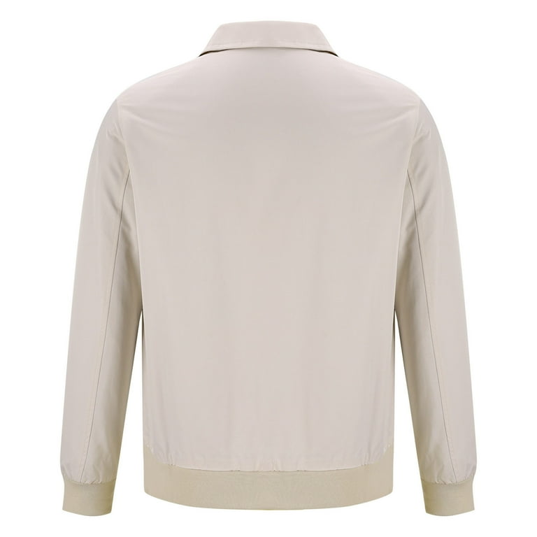ジャケット・アウター louren twill no collar jacket beige LI/C WASHER TWILL INSIDE OUT REVERSIBLE 2BS JACKET – THE