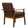 thumbnail image 3 of Sillon Individual FRATELLO MUEBLES Jacof Vinipiel moderno Color Cacao, 3 of 5