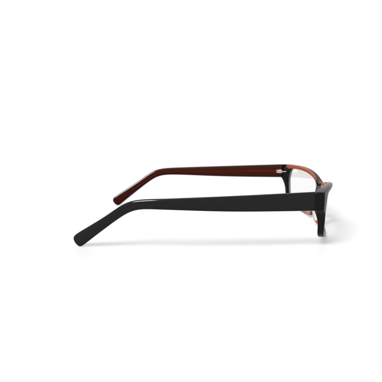 Walmart Mens FM9238Z Rectangular Prescription Eyeglasses with Case