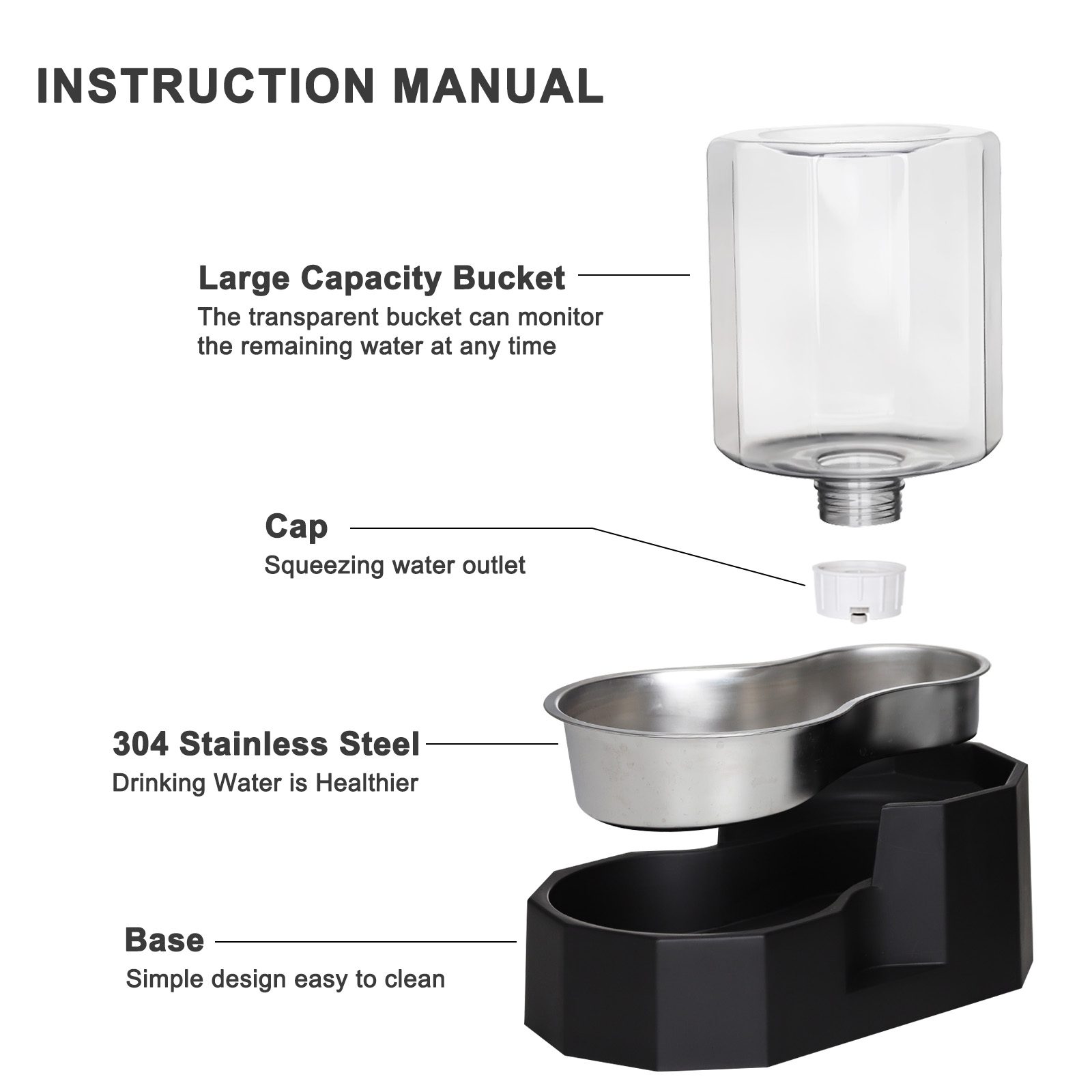 RIZZARI 4L Automatic Pet Water Dispenser photo 6