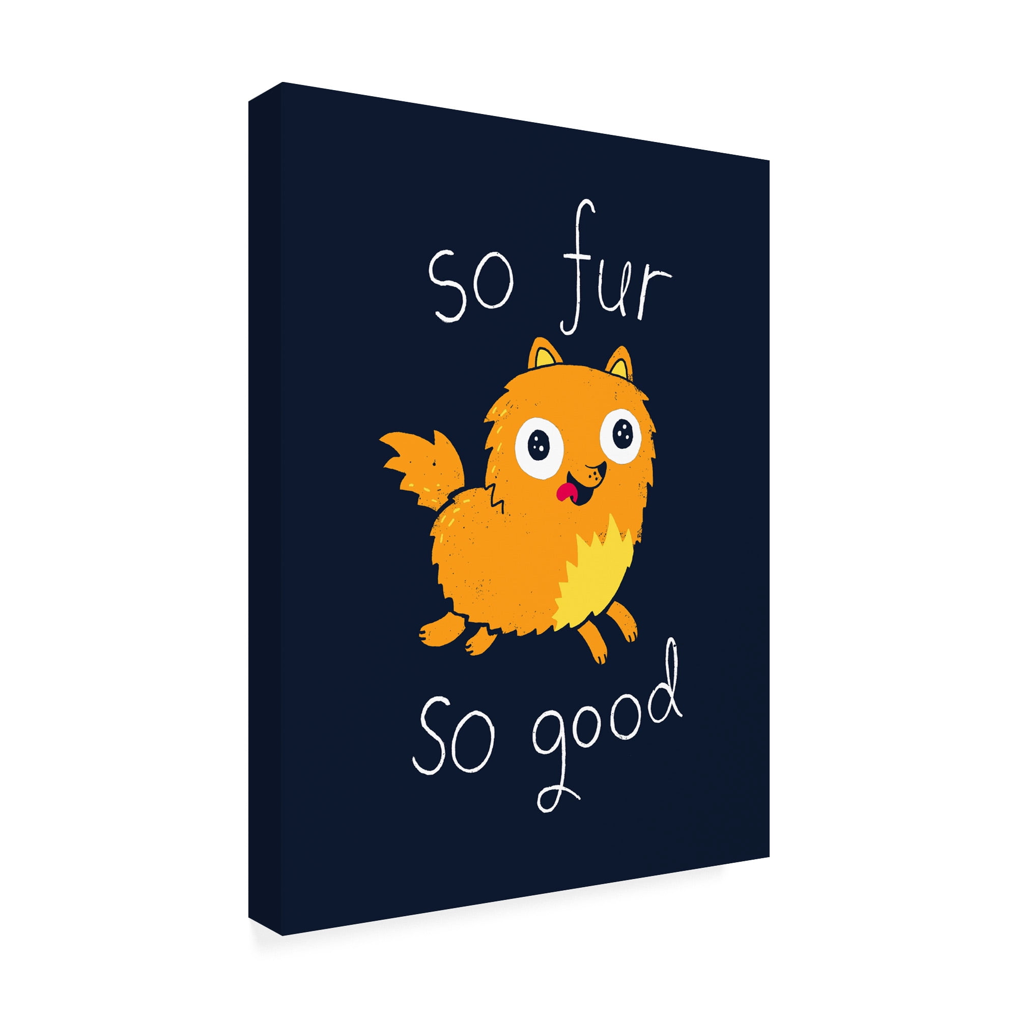 Trademark Fine Art 'So Fur So Good' Canvas Art by Michael Buxto