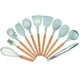 thumbnail image 1 of Kitchen Utensil Set, Silicone Cooking Utensils 12 Pcs Kitchen Tools With Natural Wooden Handles For Home Household Apartment Essentials Nonstick Cookw, 1 of 5