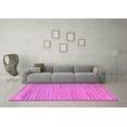 thumbnail image 3 of Ahgly Company Indoor Square Abstract Purple Modern Area Rugs, 4' Square, 3 of 4