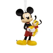 Hallmark Disney Mickey Mouse Holding Puppy Ornament, 0.09lbs
