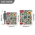 thumbnail image 6 of Yayeee Throw Blanket for Couch Soft Warm 60" x 80" Sofa Chair Bed Decoration, Vibrant Floral, 6 of 7