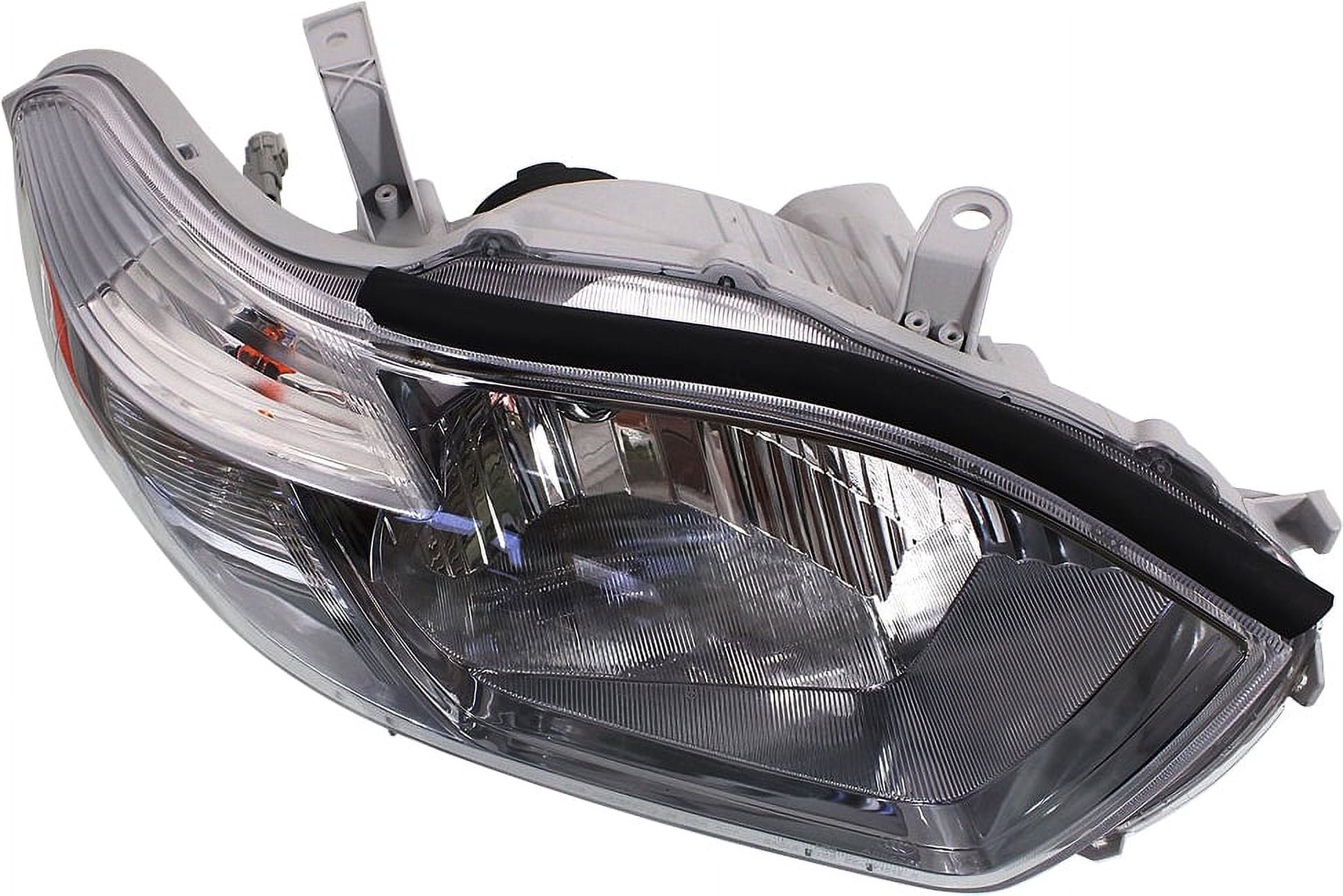 Headlight Compatible With 2011-2013 Toyota Highlander Right Passenger Halogen With bulb(s)